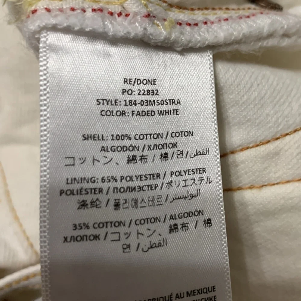 RE/DONE 50’s Straight Denim Jeans